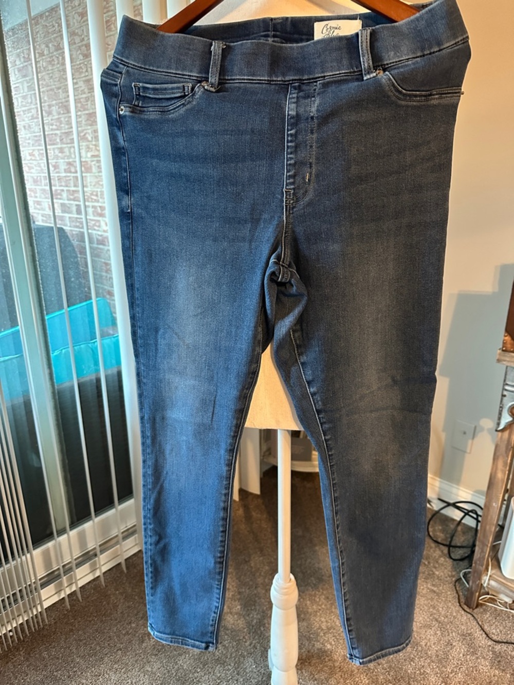 Women’s Dark Blue Jeggings - Stretch Denim Slim Fit